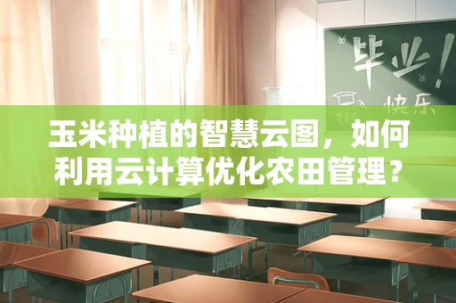 玉米种植的智慧云图，如何利用云计算优化农田管理？