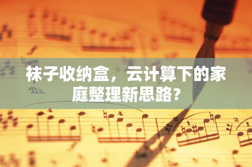袜子收纳盒，云计算下的家庭整理新思路？