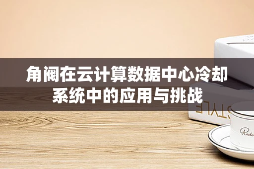 角阀在云计算数据中心冷却系统中的应用与挑战