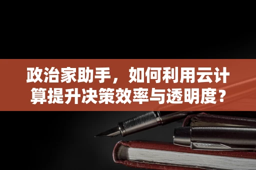 政治家助手，如何利用云计算提升决策效率与透明度？