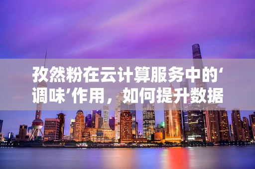 孜然粉在云计算服务中的‘调味’作用，如何提升数据处理的‘香辣’度？