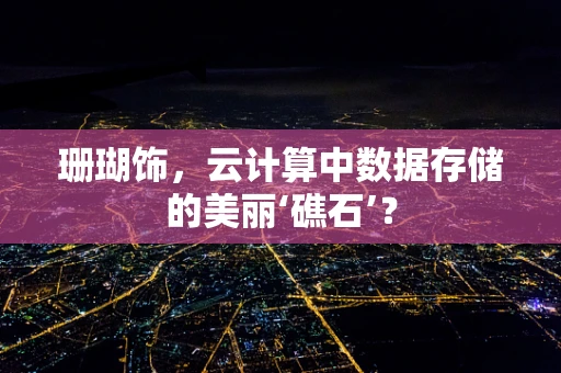 珊瑚饰，云计算中数据存储的美丽‘礁石’？