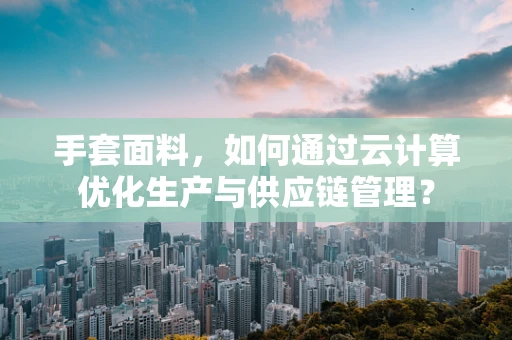 手套面料，如何通过云计算优化生产与供应链管理？