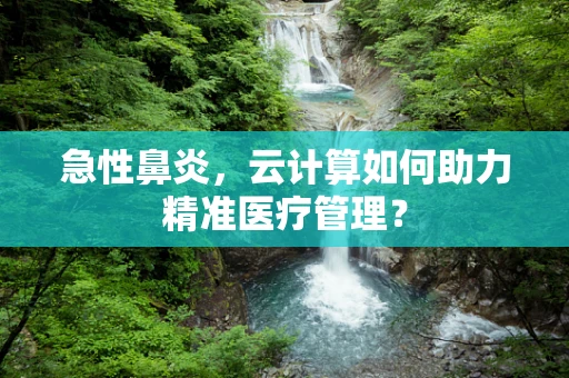 急性鼻炎，云计算如何助力精准医疗管理？