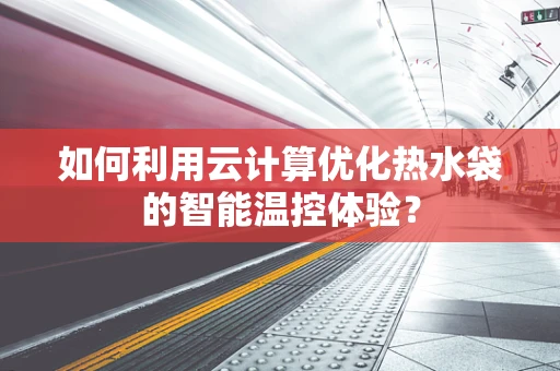 如何利用云计算优化热水袋的智能温控体验？