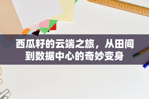 西瓜籽的云端之旅，从田间到数据中心的奇妙变身