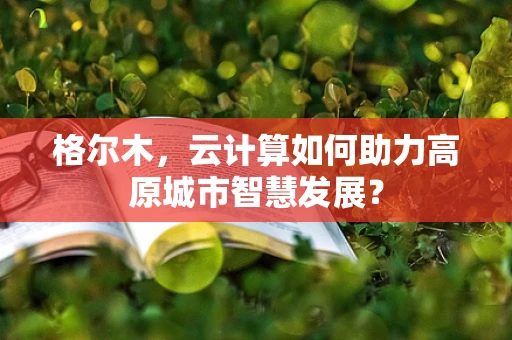 格尔木，云计算如何助力高原城市智慧发展？