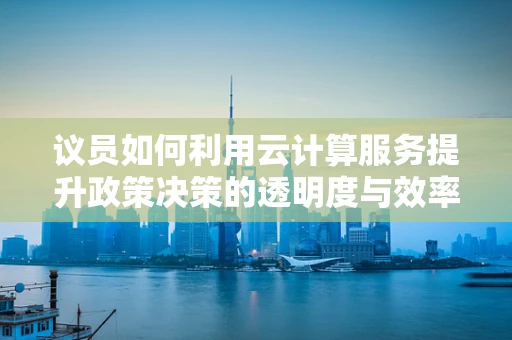 议员如何利用云计算服务提升政策决策的透明度与效率？
