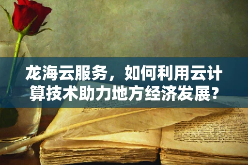 龙海云服务，如何利用云计算技术助力地方经济发展？