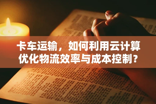卡车运输，如何利用云计算优化物流效率与成本控制？