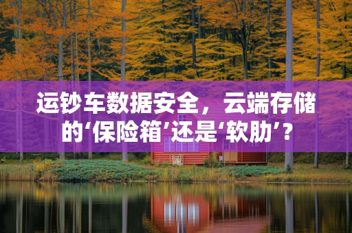 运钞车数据安全，云端存储的‘保险箱’还是‘软肋’？