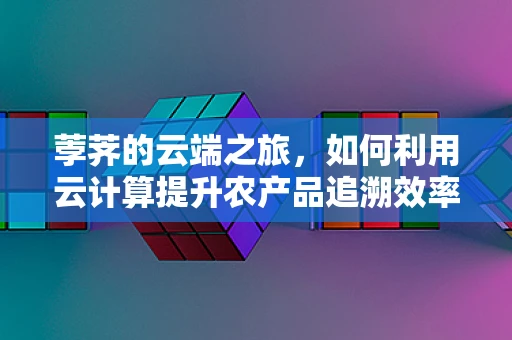 荸荠的云端之旅，如何利用云计算提升农产品追溯效率？