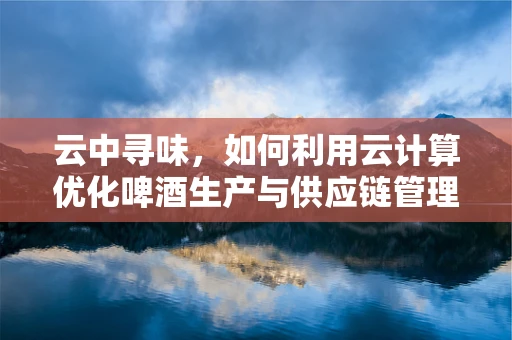 云中寻味，如何利用云计算优化啤酒生产与供应链管理？