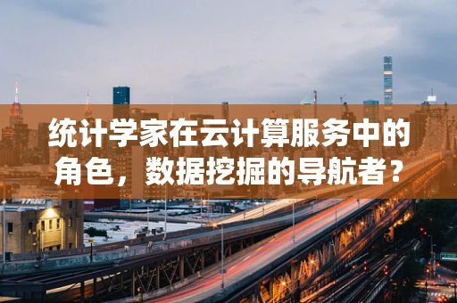 统计学家在云计算服务中的角色，数据挖掘的导航者？