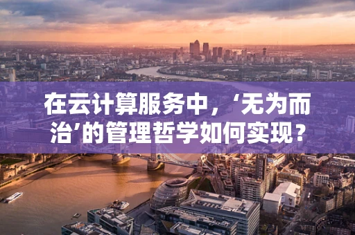 在云计算服务中，‘无为而治’的管理哲学如何实现？