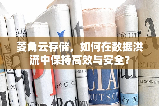 菱角云存储，如何在数据洪流中保持高效与安全？