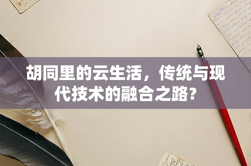 胡同里的云生活，传统与现代技术的融合之路？