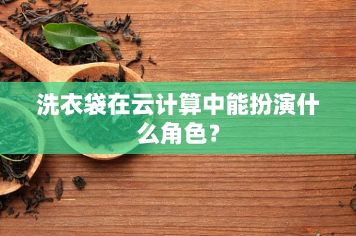 洗衣袋在云计算中能扮演什么角色？