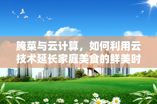 腌菜与云计算，如何利用云技术延长家庭美食的鲜美时光？