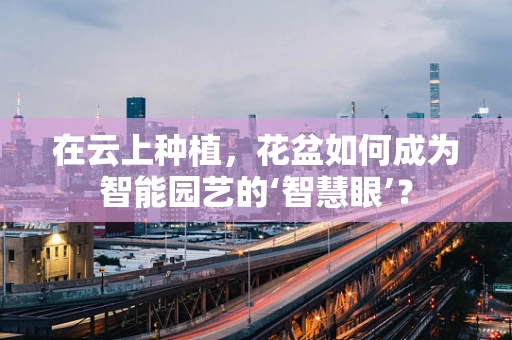 在云上种植，花盆如何成为智能园艺的‘智慧眼’？