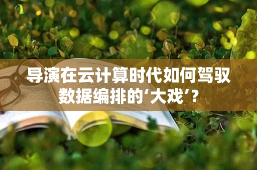 导演在云计算时代如何驾驭数据编排的‘大戏’？