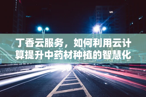 丁香云服务，如何利用云计算提升中药材种植的智慧化水平？