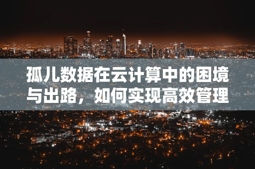 孤儿数据在云计算中的困境与出路，如何实现高效管理与利用？