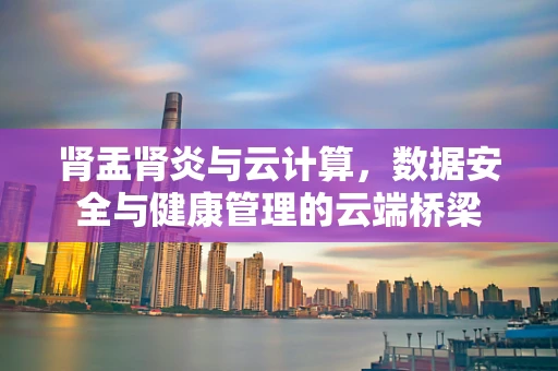 肾盂肾炎与云计算，数据安全与健康管理的云端桥梁