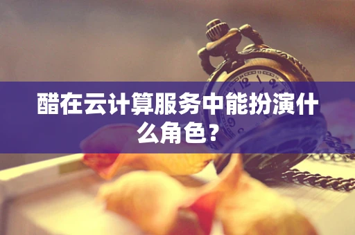 醋在云计算服务中能扮演什么角色？