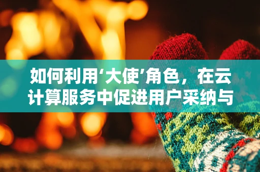 如何利用‘大使’角色，在云计算服务中促进用户采纳与社区建设？