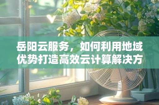 岳阳云服务，如何利用地域优势打造高效云计算解决方案？