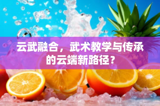 云武融合，武术教学与传承的云端新路径？