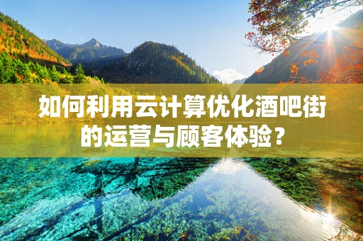 如何利用云计算优化酒吧街的运营与顾客体验？