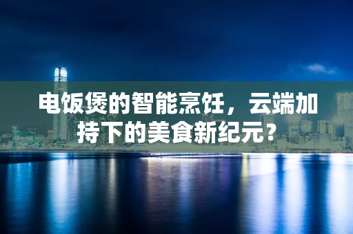 电饭煲的智能烹饪，云端加持下的美食新纪元？