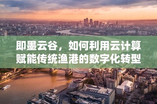 即墨云谷，如何利用云计算赋能传统渔港的数字化转型？