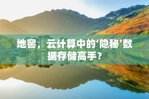 地窖，云计算中的‘隐秘’数据存储高手？