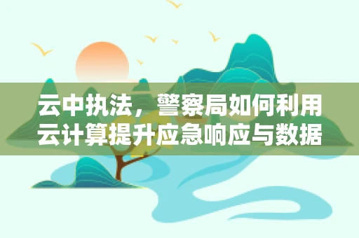 云中执法，警察局如何利用云计算提升应急响应与数据分析能力？