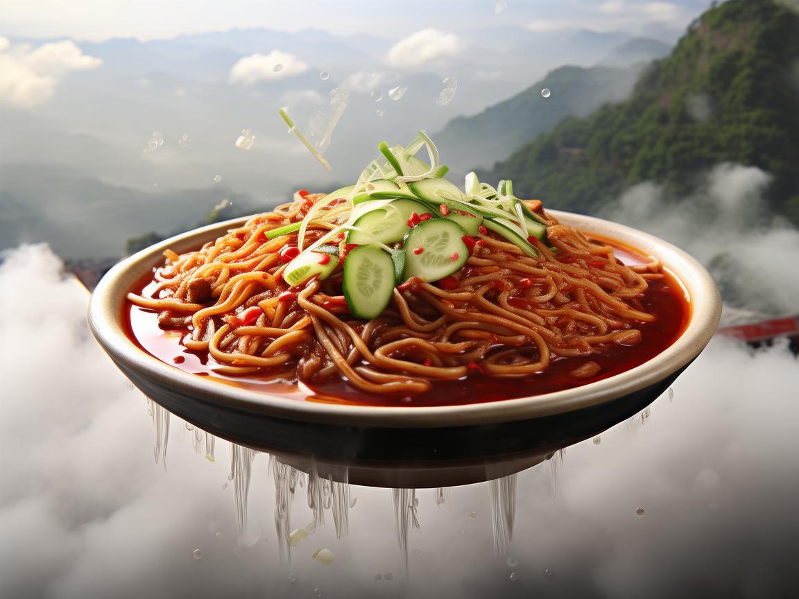 陕西凉皮，云端上的美食新体验？