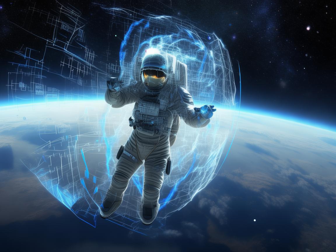 宇航员在太空中的云计算应用，如何保障数据安全与高效传输？